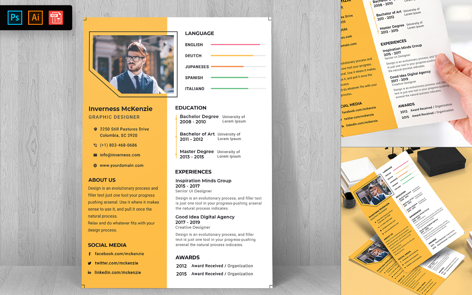 Business CV Resume Template