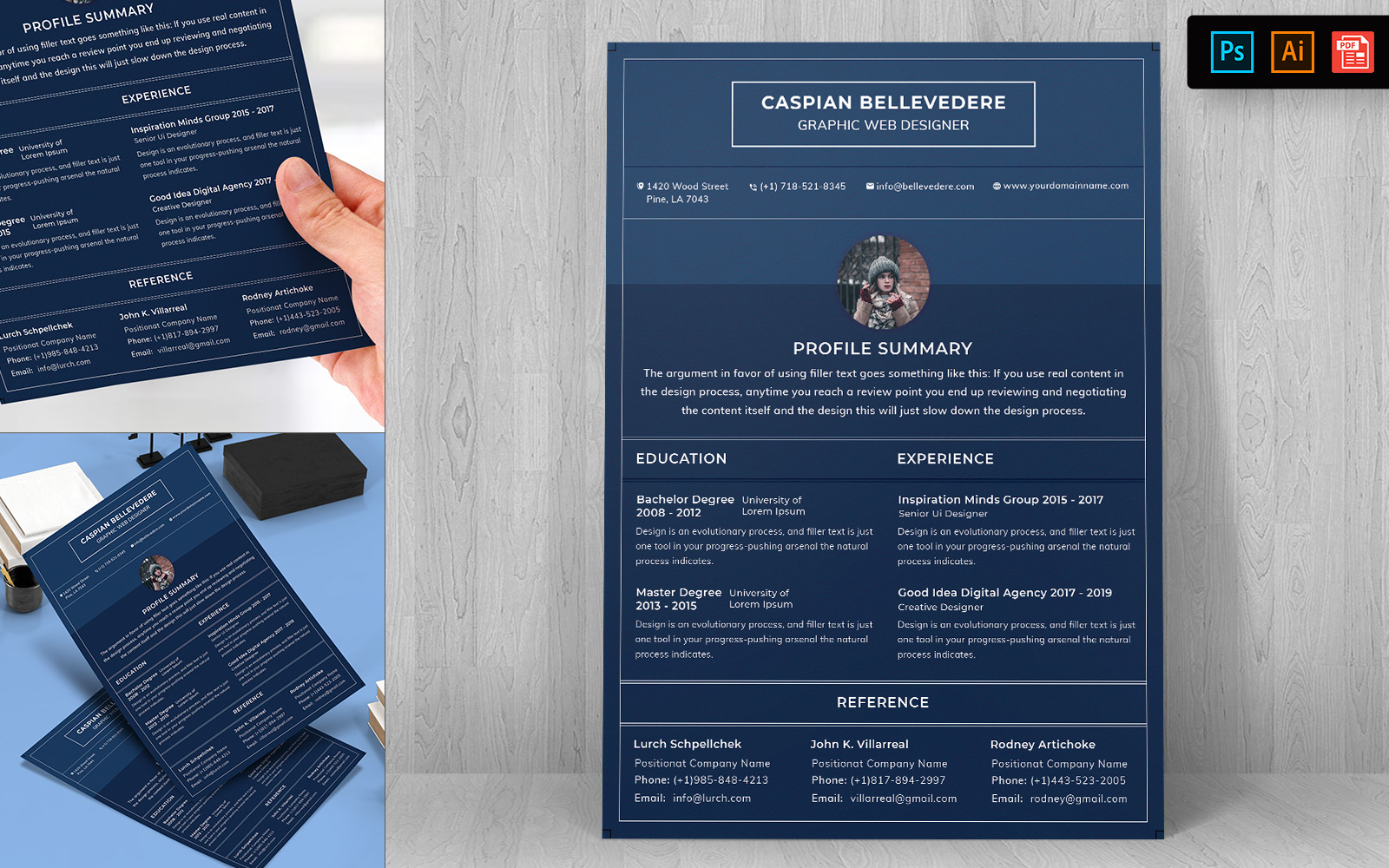 Professional CV Resume Template