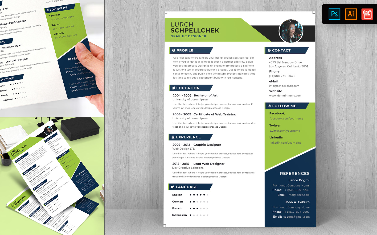 Business CV Resume Template