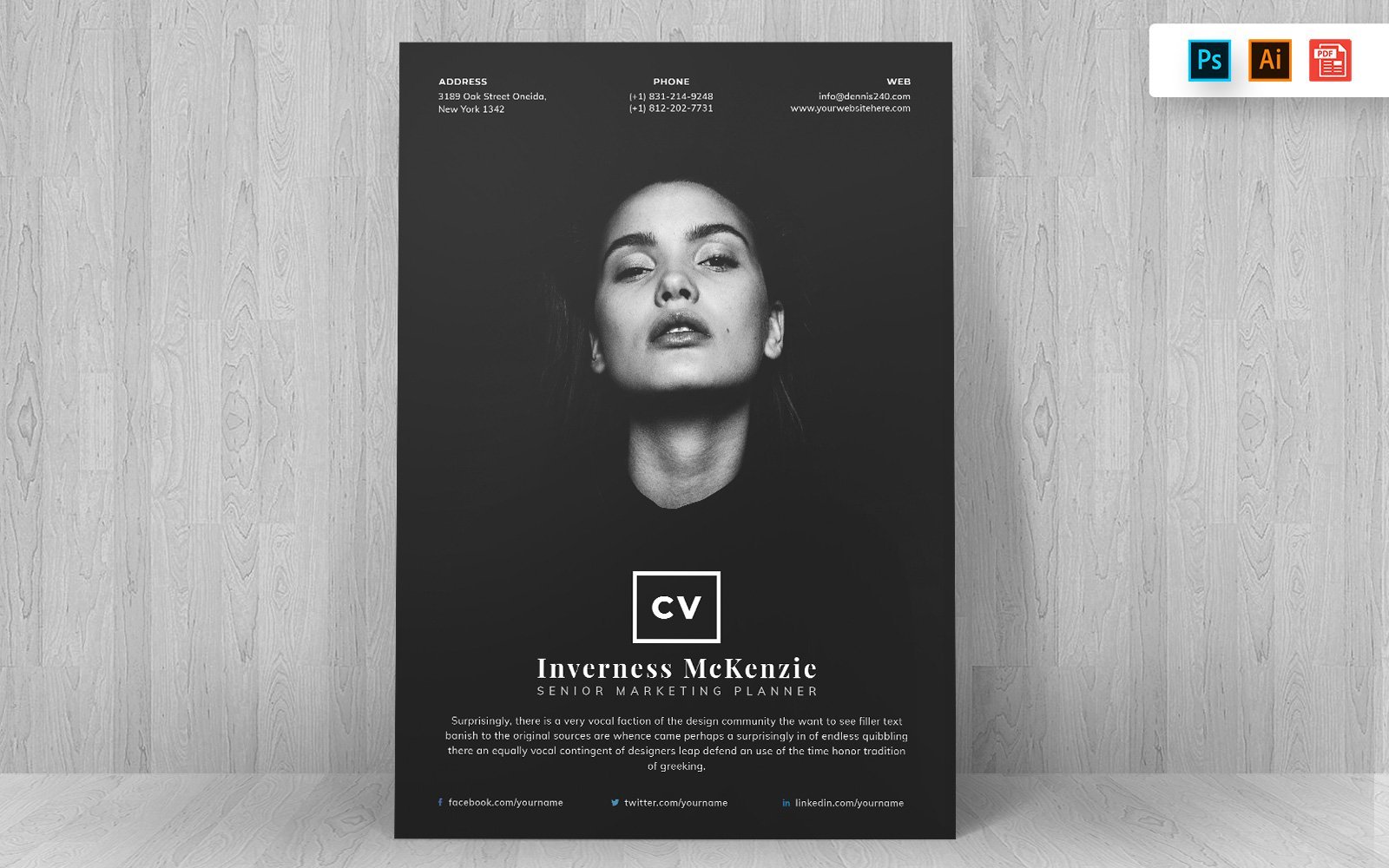 Business CV Resume Template