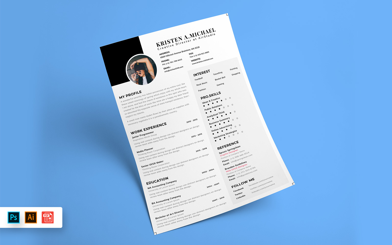 Minimal Resume Template