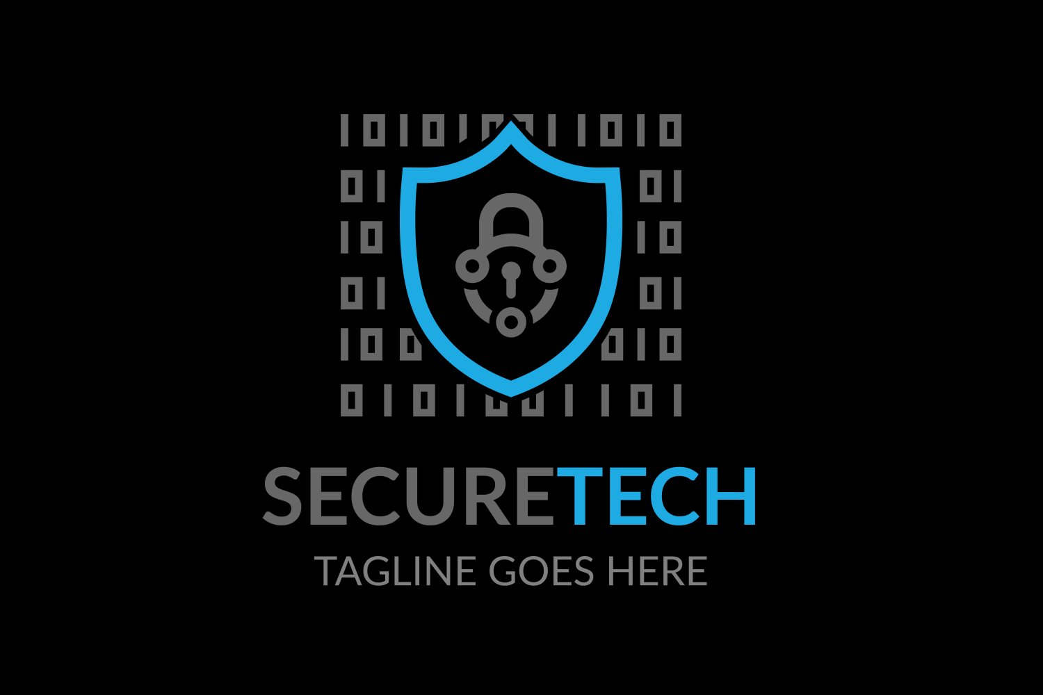 Secure Tech Logo Template