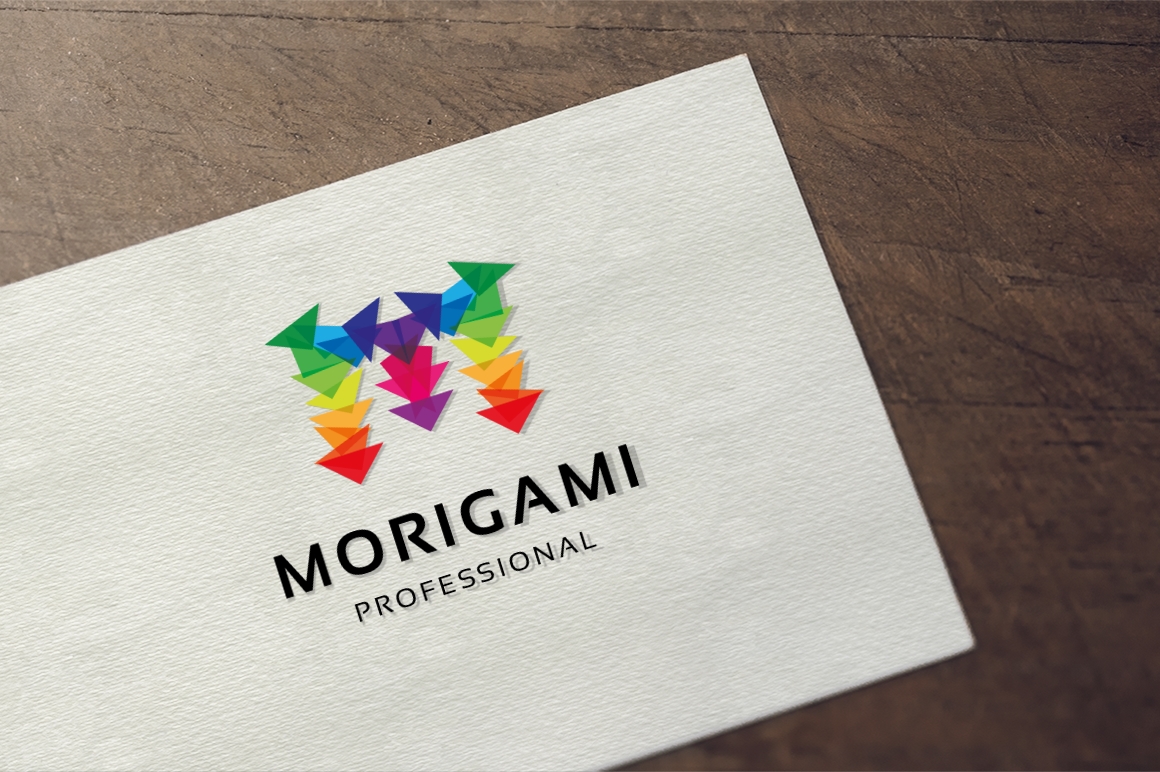 Morigami Letter M Logo Template