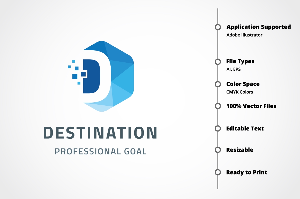 Destination - Letter D Logo Template