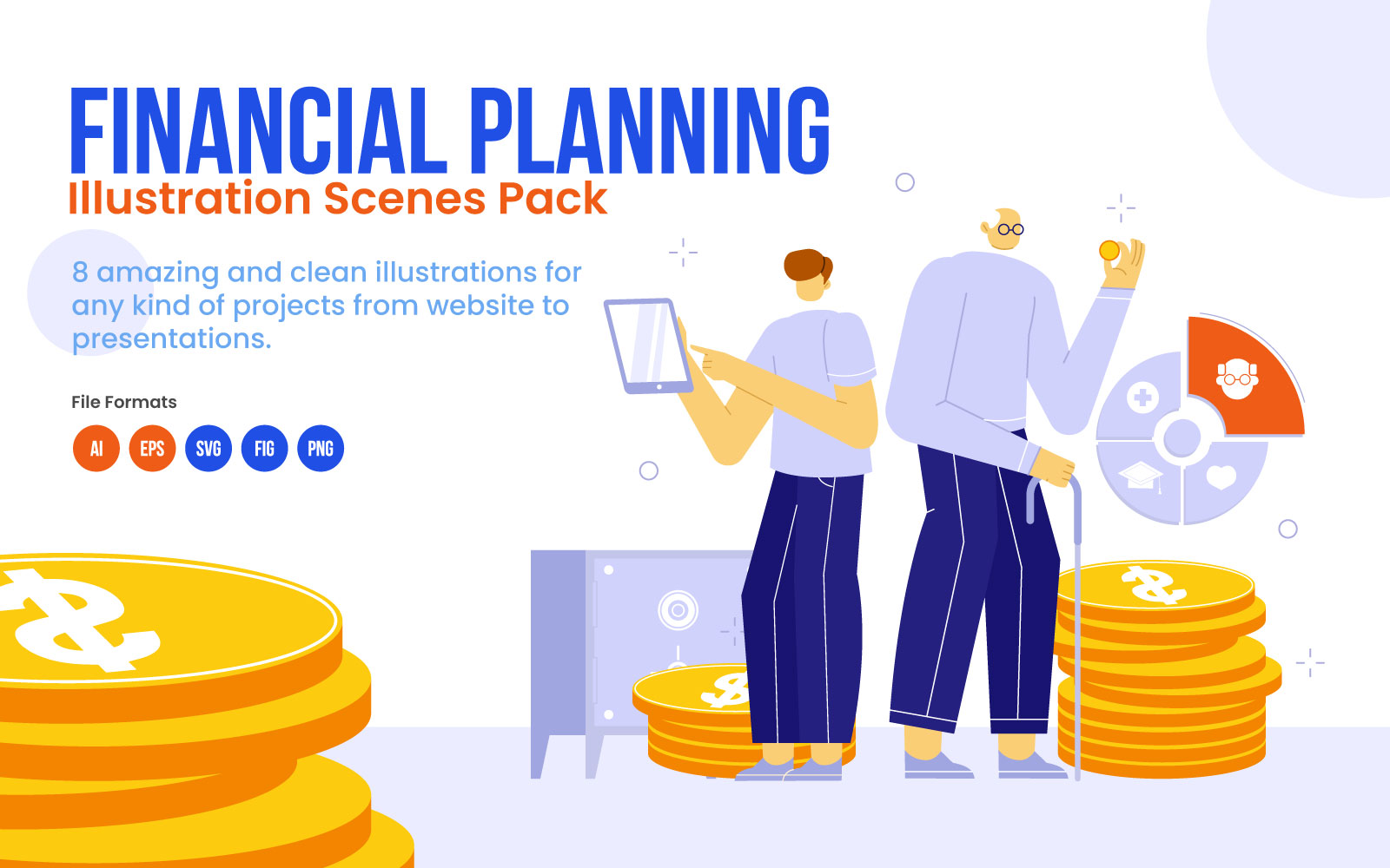 Financial Planning  Pack - Illustration