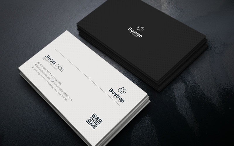 Bostrap - Business Card - Corporate Identity Template