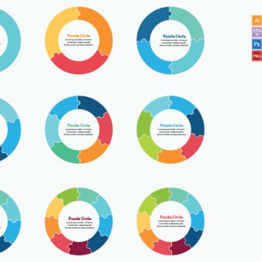 Illustration Puzzle Infographic Elements 149863