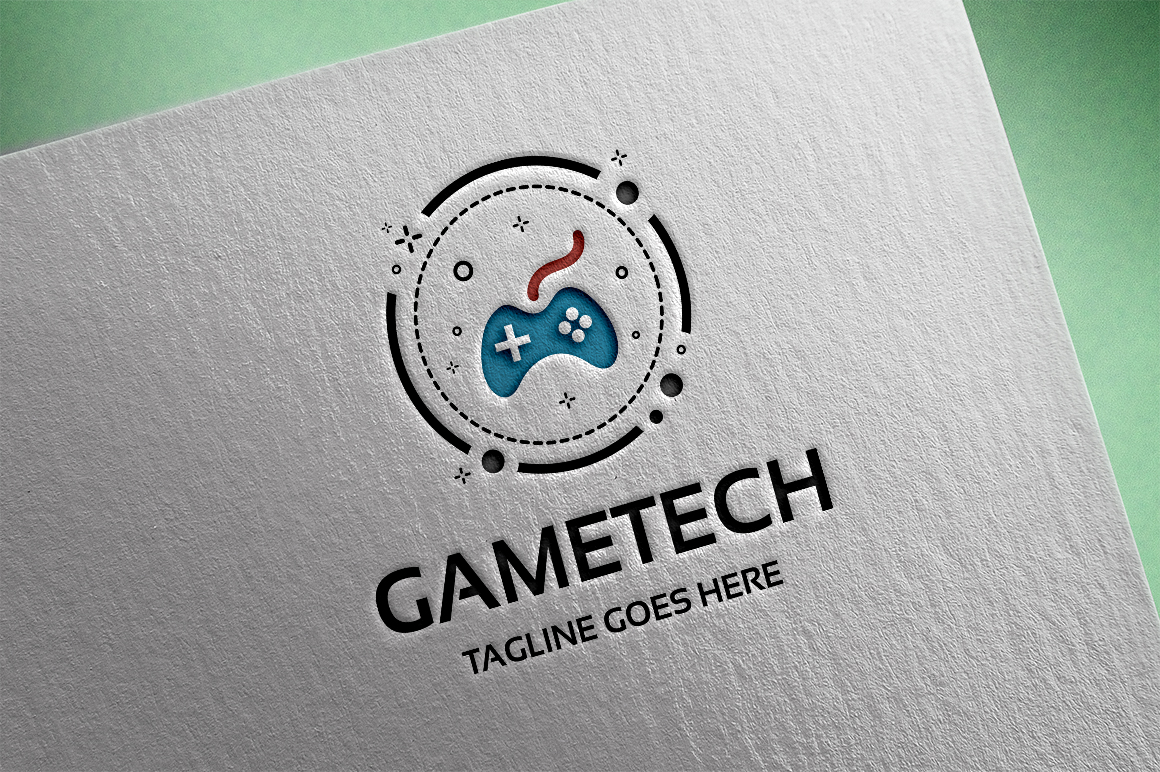 Gametech Logo Template