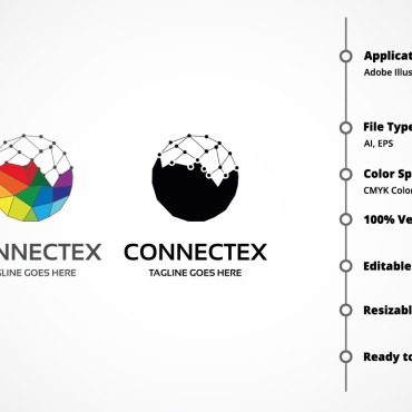 Connect Globe Logo Templates 150085