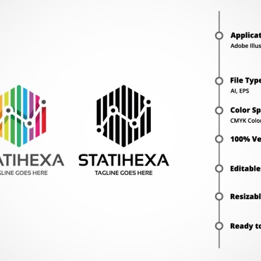 Bar Graph Logo Templates 150132