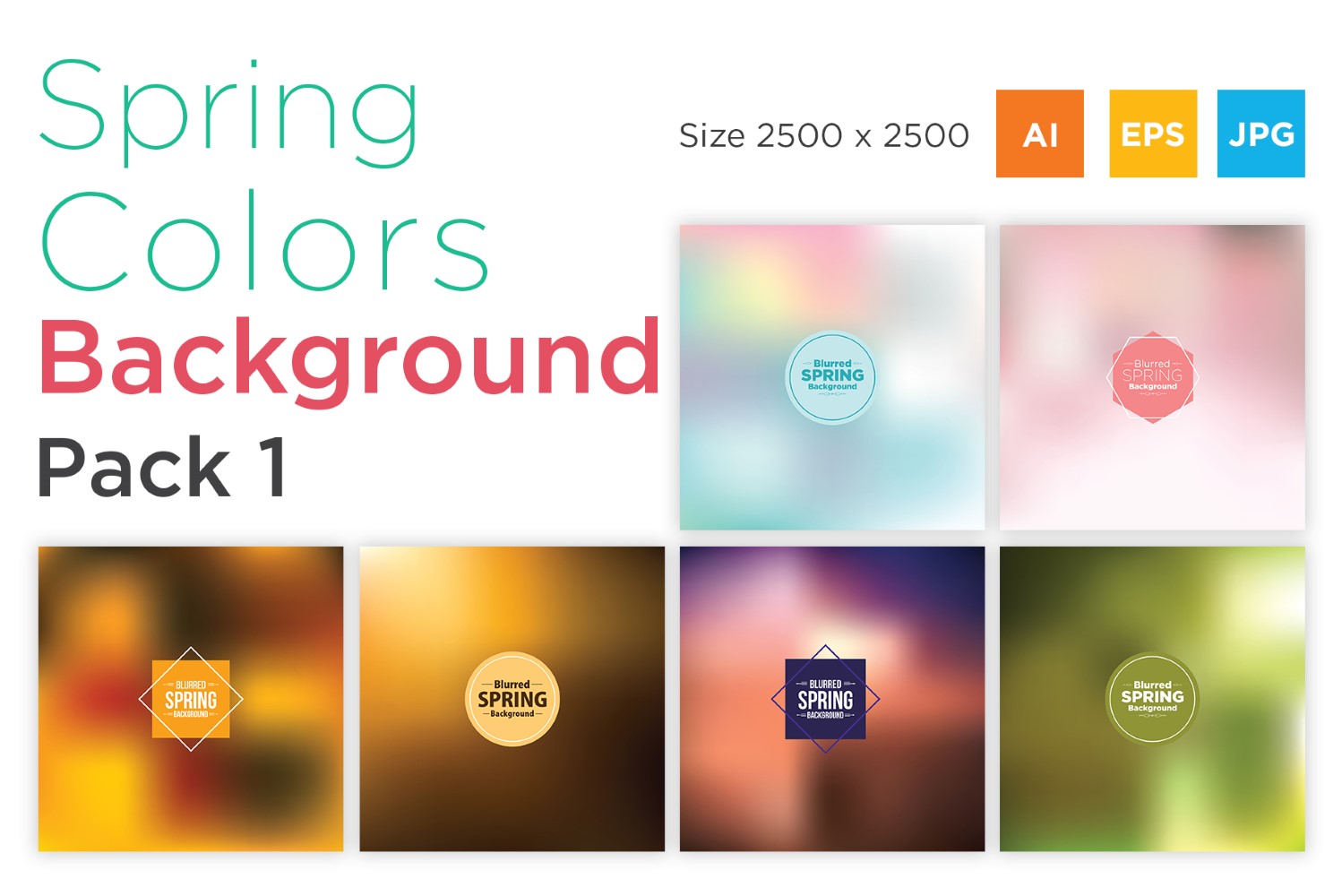 Spring Color Pack 1 Background