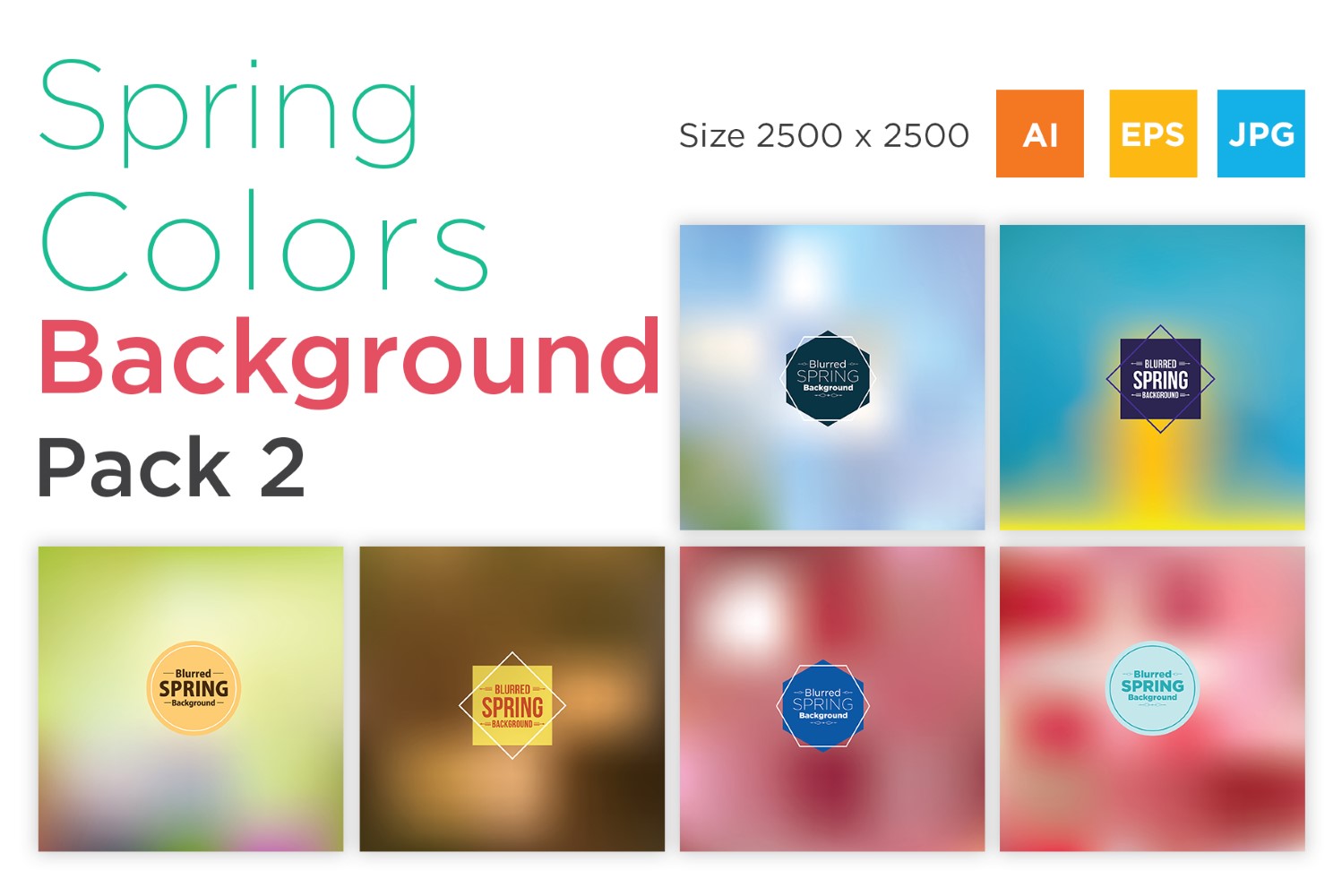 Spring Color  Pack 2 Background