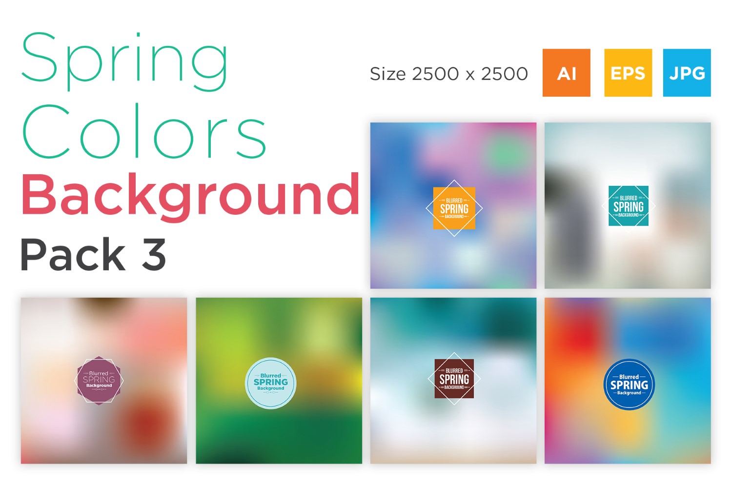 Spring Color  Pack 3 Background