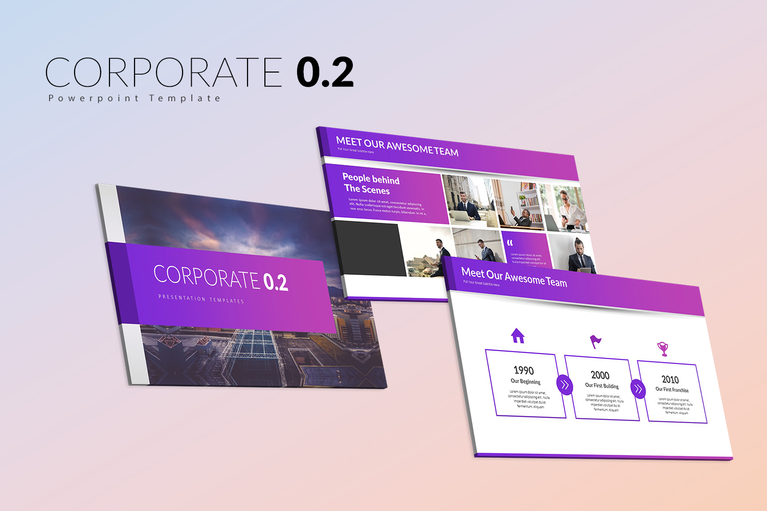 Corporate 0.2  Presentation PowerPoint template