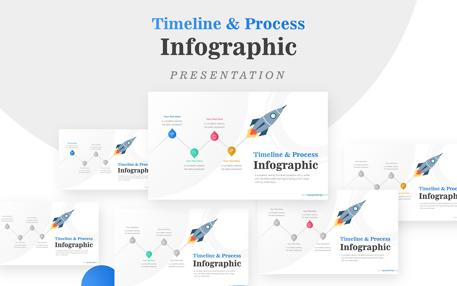 Business Diagram Rocket Infographic Presentation PowerPoint template