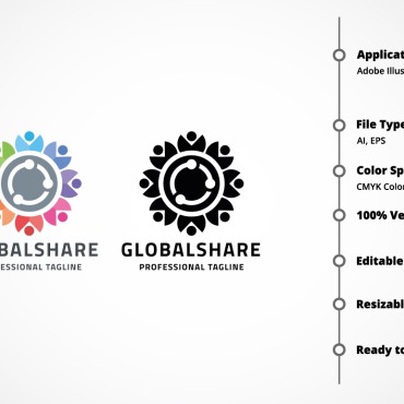 Business Communication Logo Templates 150319