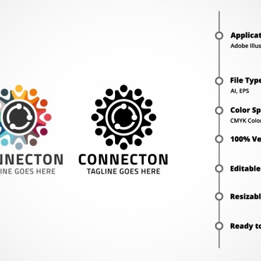 Connection Internet Logo Templates 150325