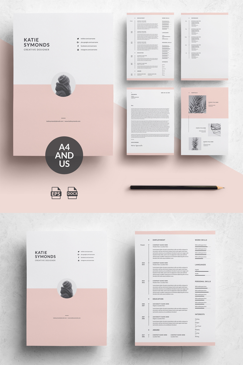 5 Pages Word CV Resume Template