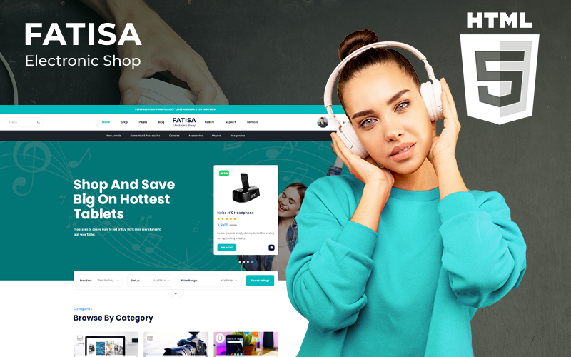 Fatisa - Electronics Website Template