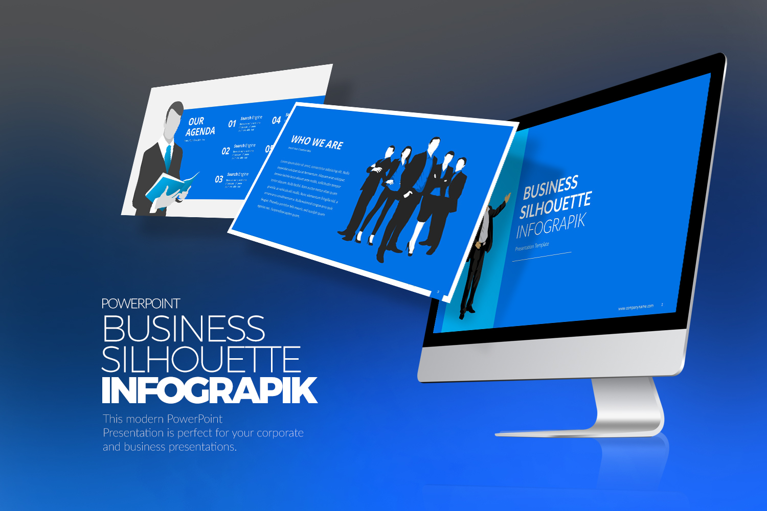 Business Infographic PPTX PowerPoint template