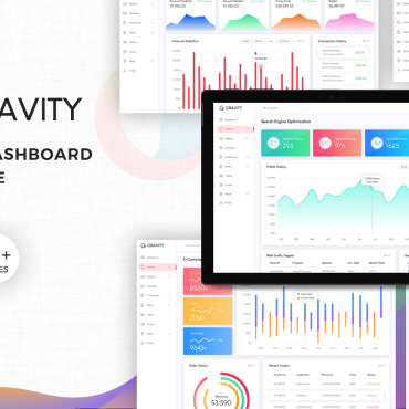 Admin Dashboard UI Elements 150987