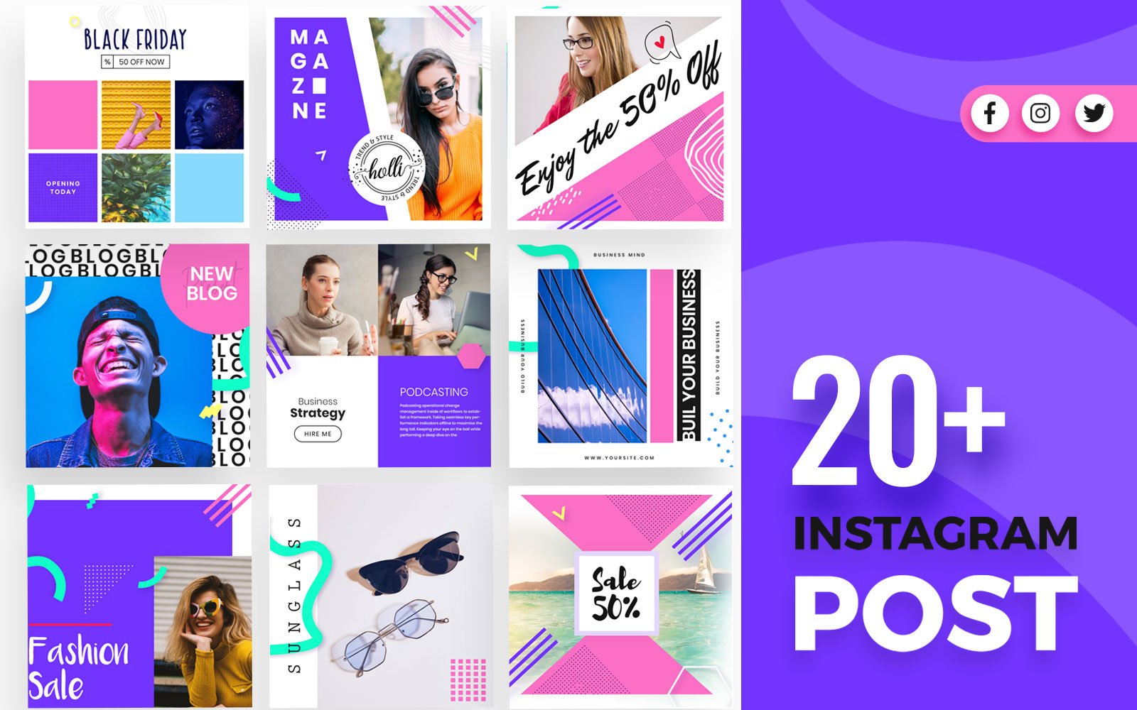 Fashion Pack Social Media Template