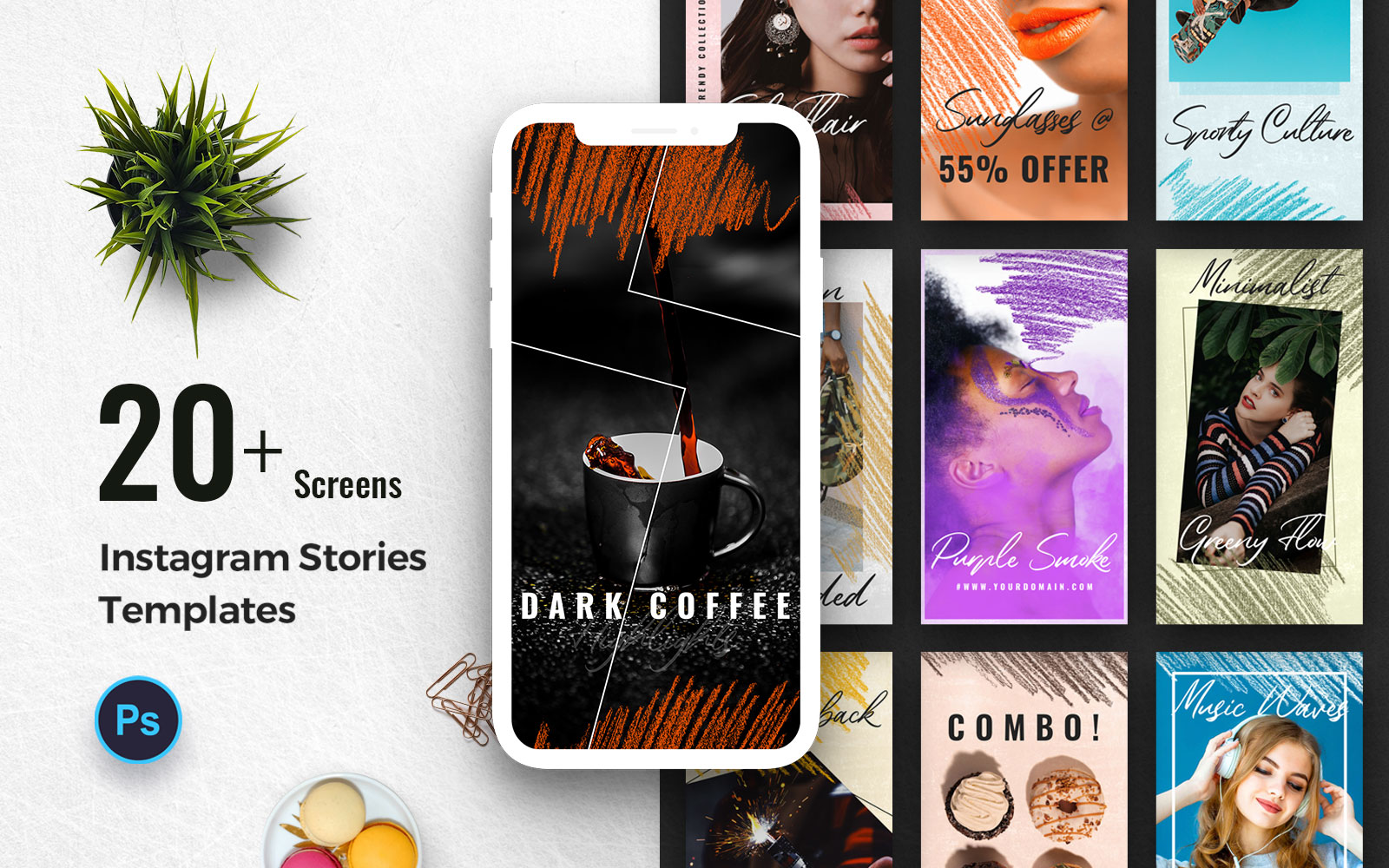 Instagram Stories Social Media Template