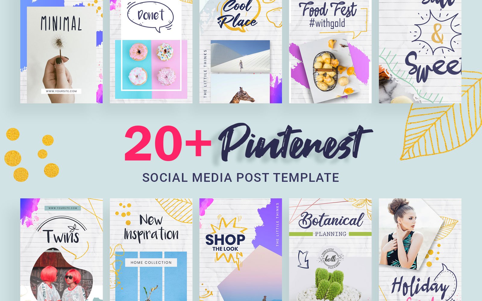 Pinterest  Post Social Media Template