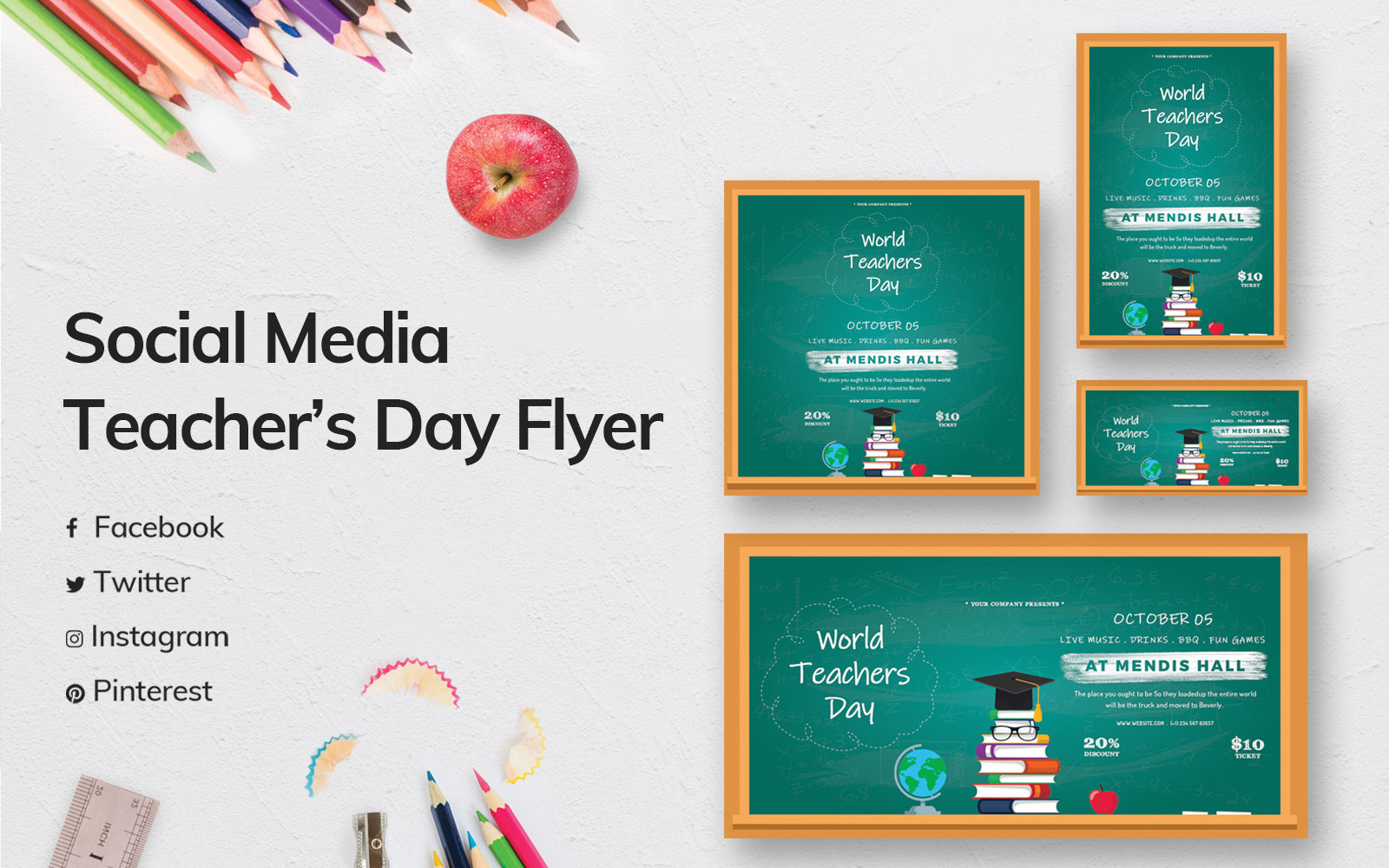 Teacher's Day Social Media Template