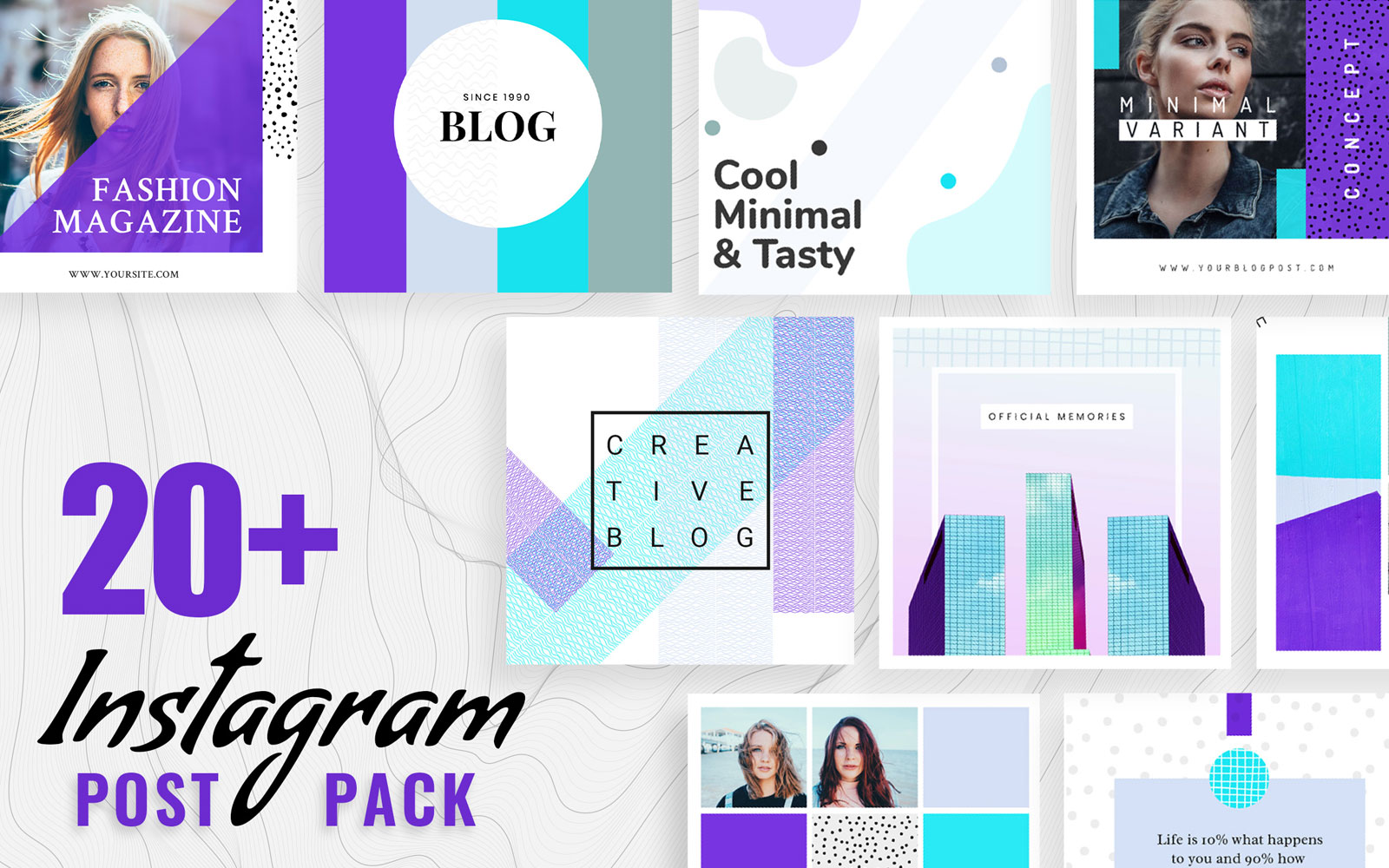 Modern Instagram Post Social Media Template