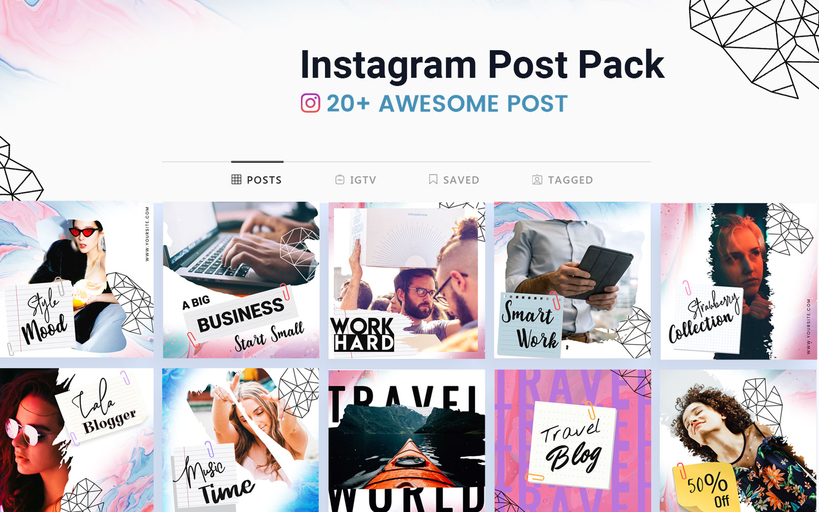 Instagram Post Social Media Template