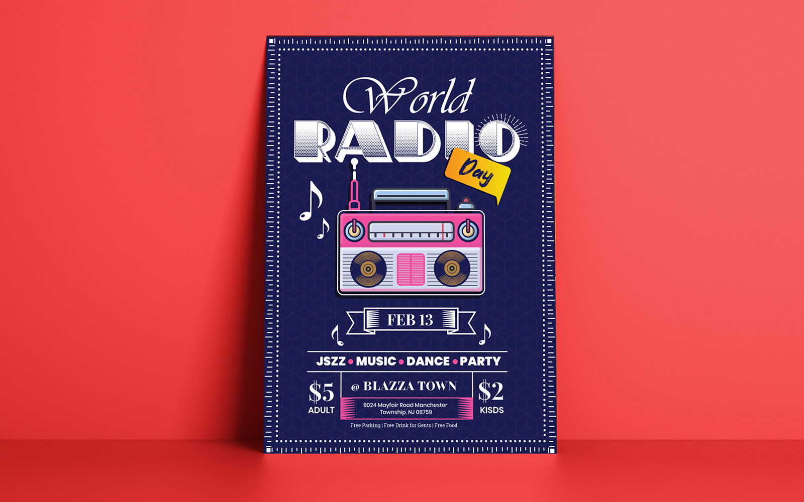 World Radio Day Flyer - Corporate Identity Template