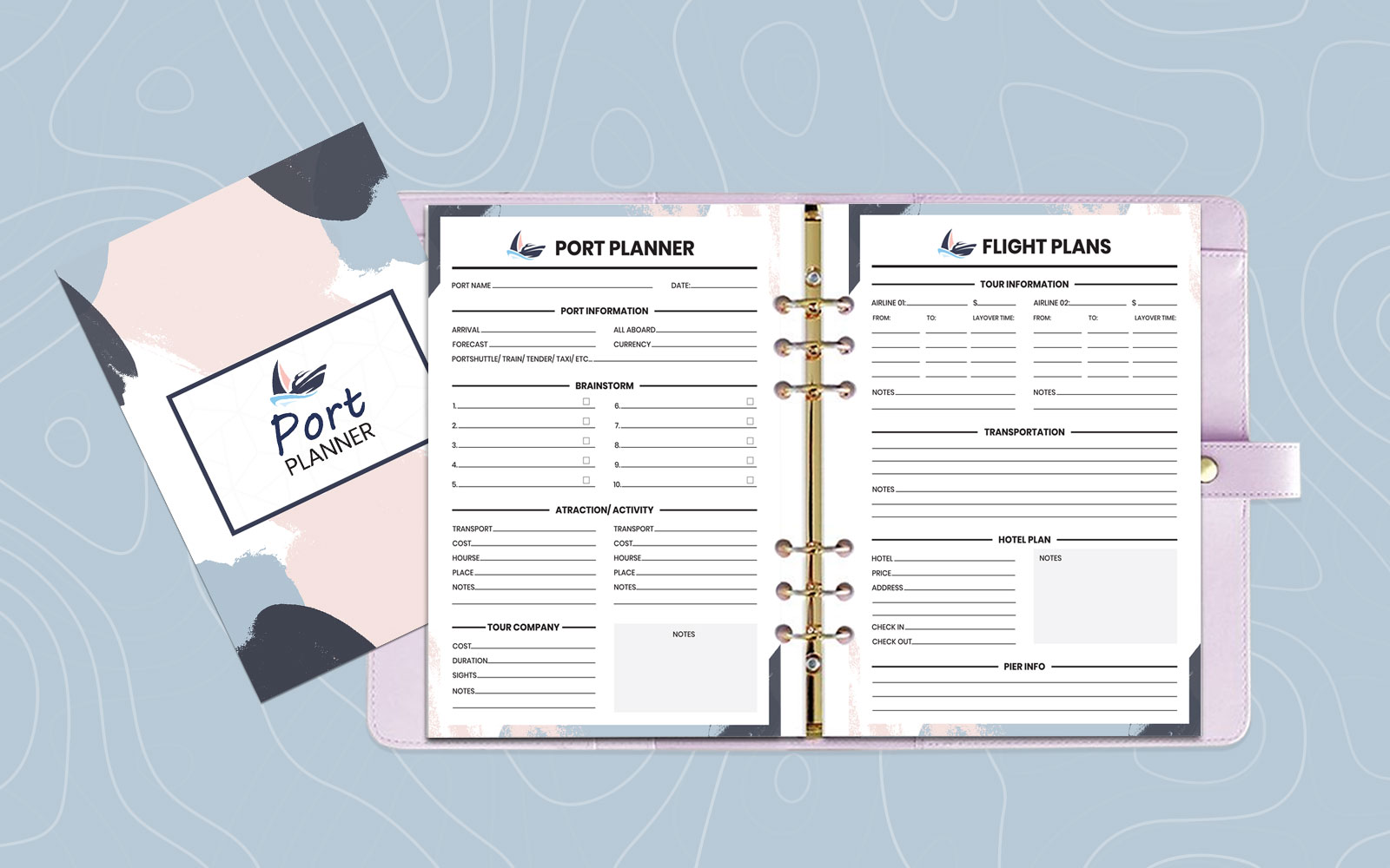 Port Tour Planner - Corporate Identity Template