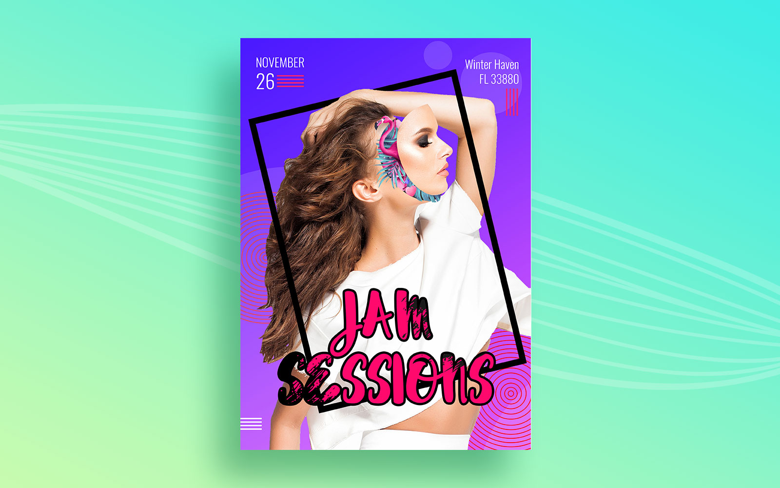 Jas Session Fashion Flyer/Poster - Corporate Identity Template