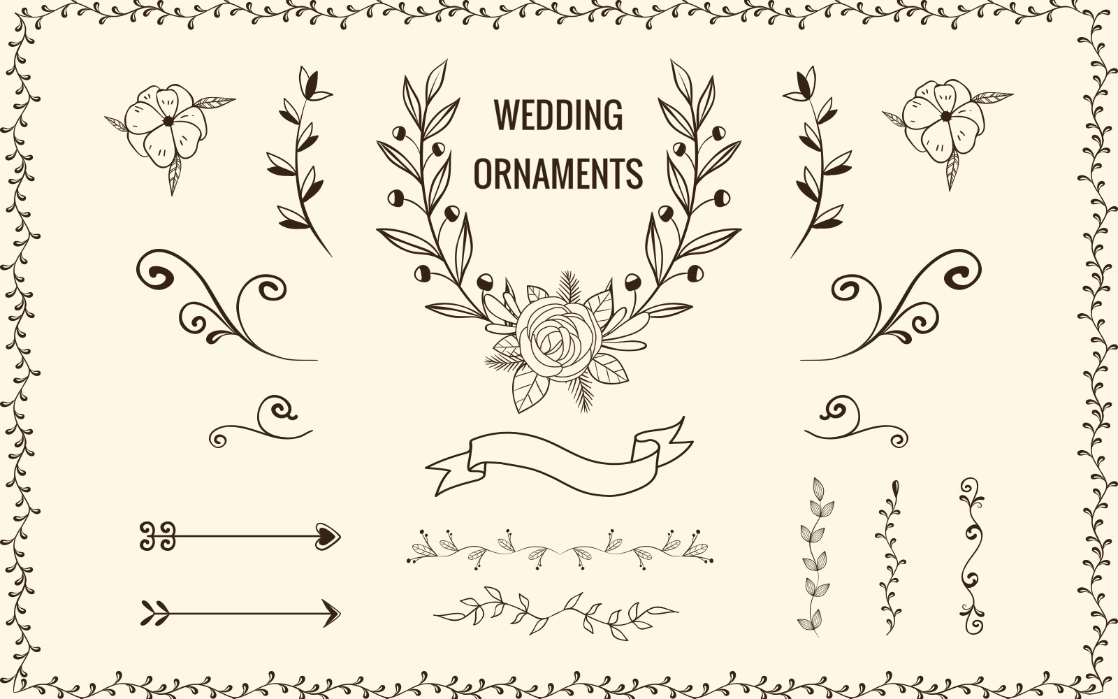 Wedding Ornaments - Illustration
