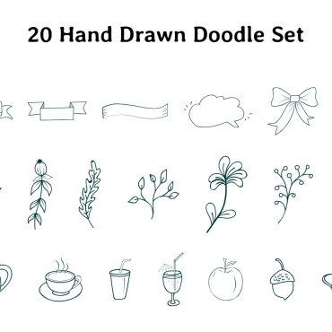 Drawn Doodle Illustrations Templates 151113