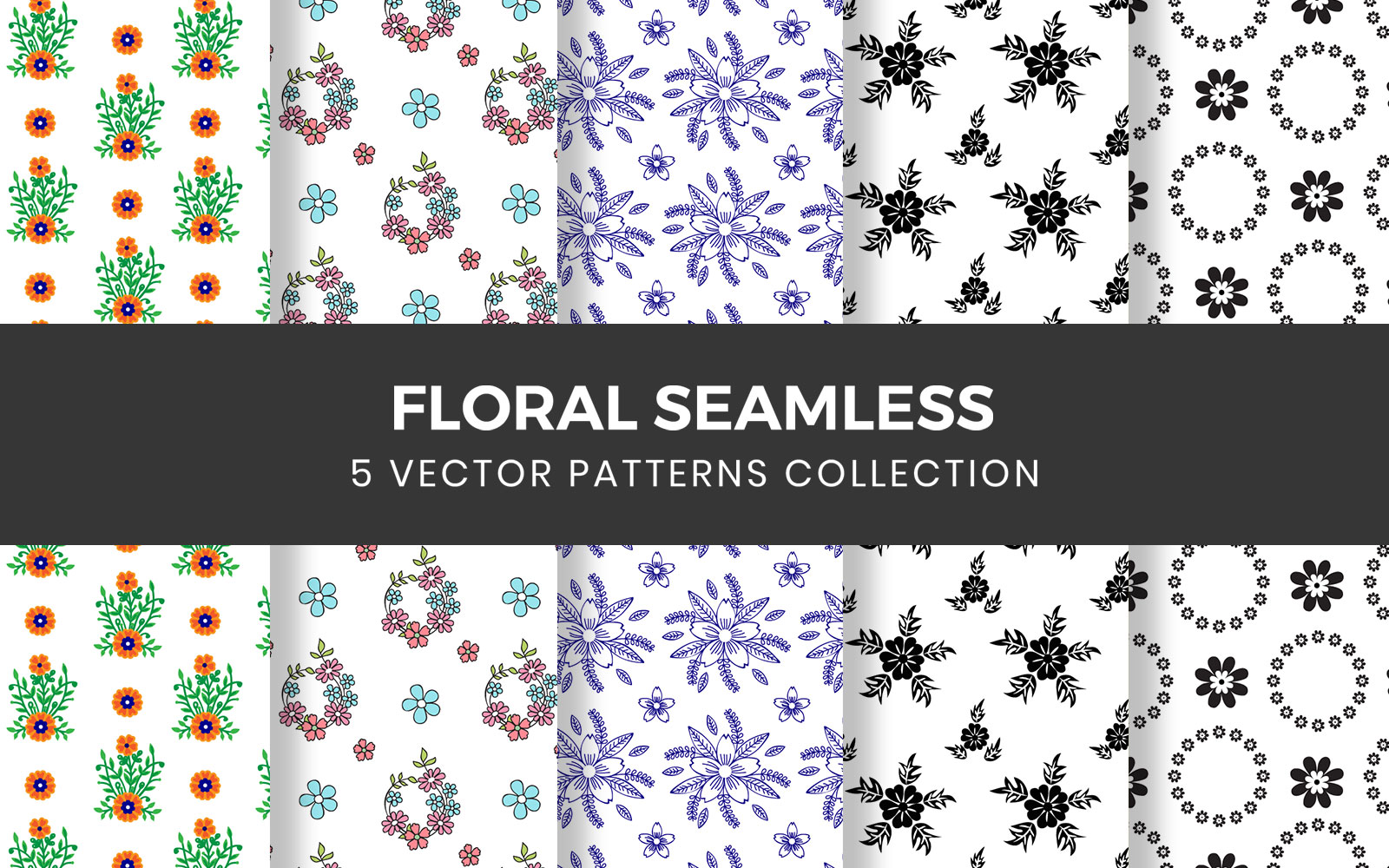 Floral Seamless Pattern - Illustration
