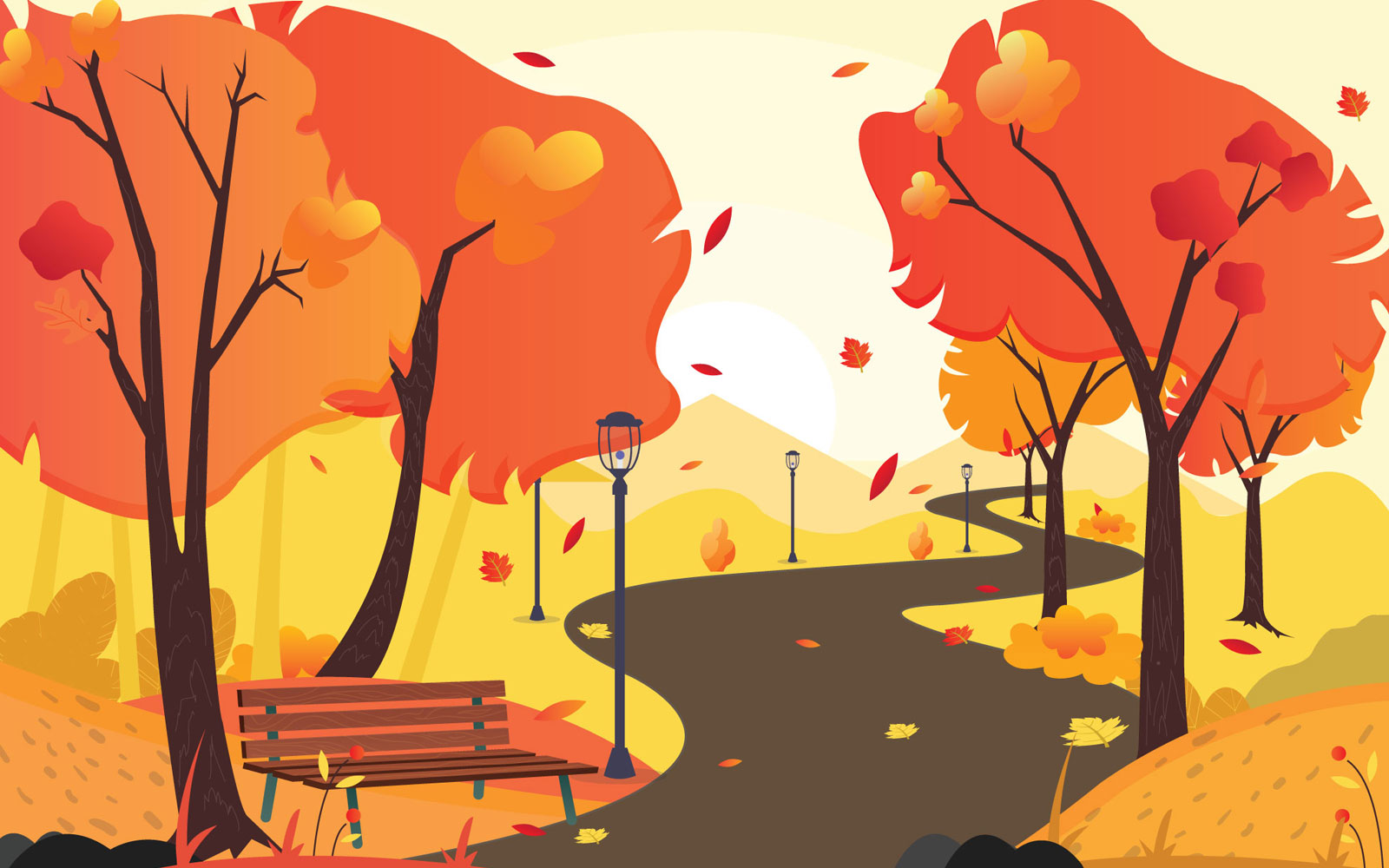 Autumn Backgrounds - Illustration