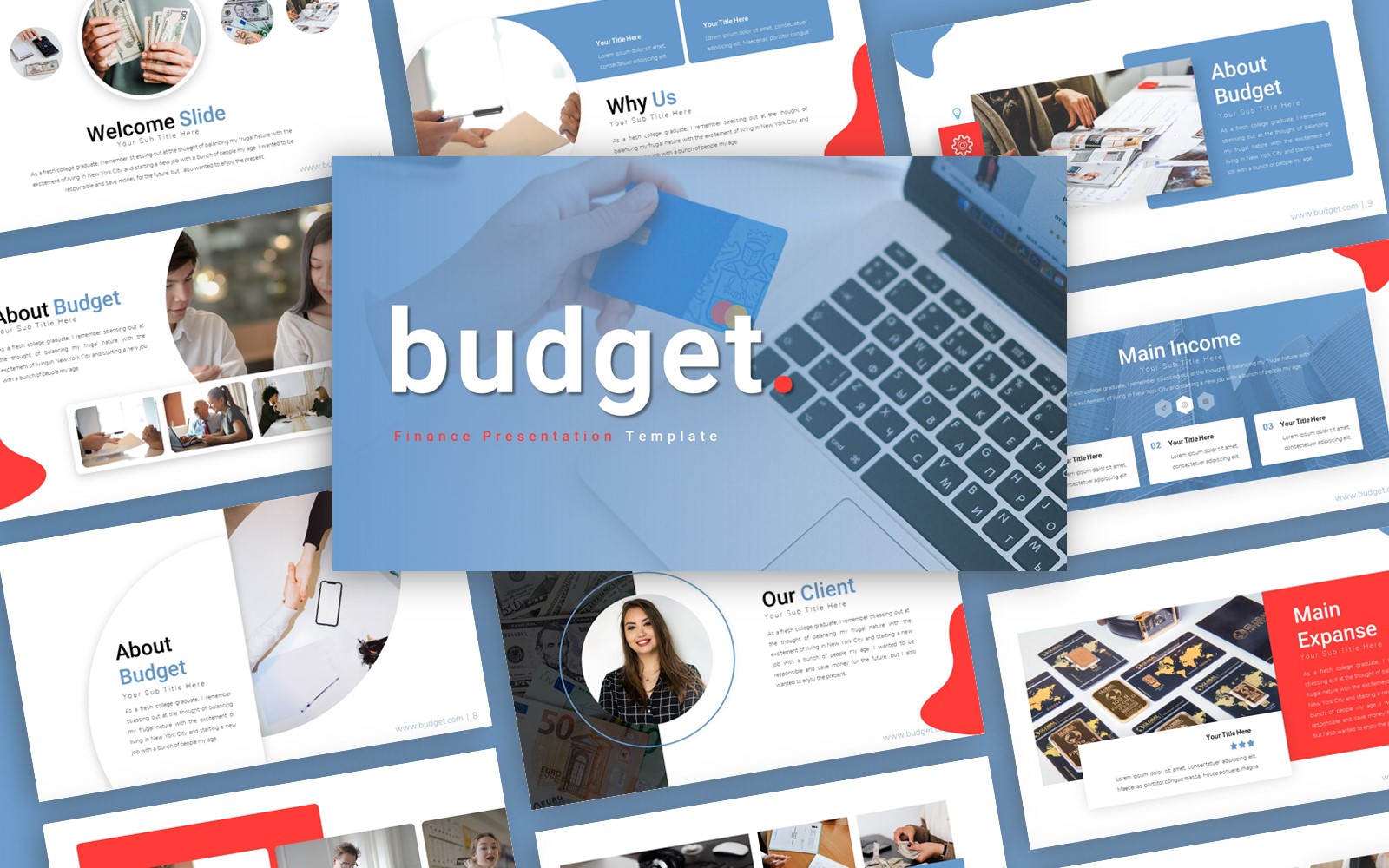 Budget Finance Presentation PowerPoint template