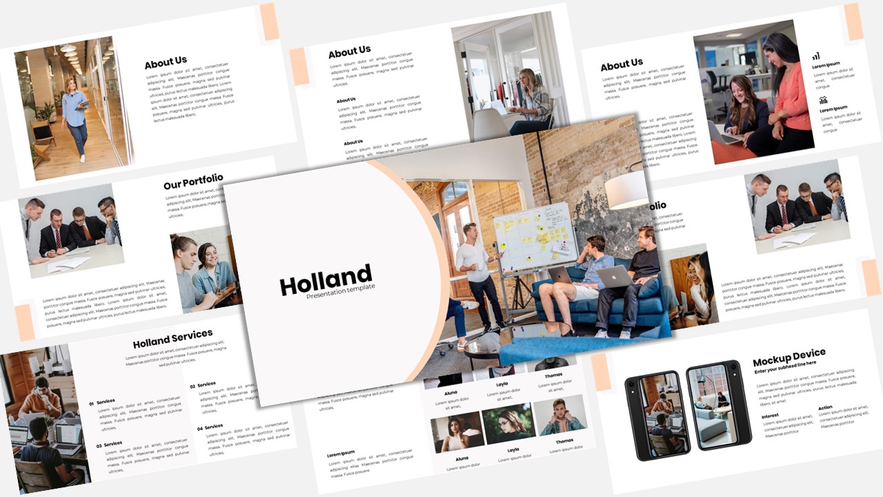 Holland - Creative Business PowerPoint template