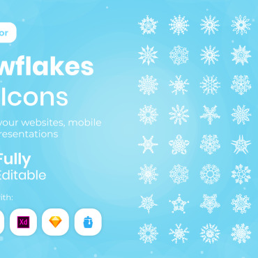 Snowflakes Snowflake Icon Sets 151256
