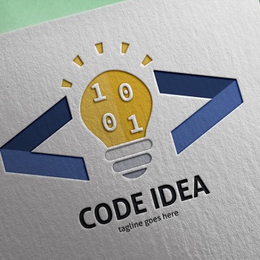 Bulb Code Logo Templates 151572
