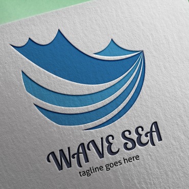 Beach Blue Logo Templates 151700