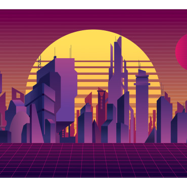 Outrun Retrowave Illustrations Templates 151790