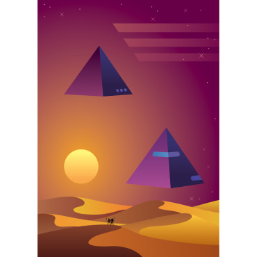 Outrun Retrowave Illustrations Templates 151799