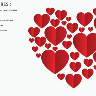 Heart Shape Illustrations Templates 151826