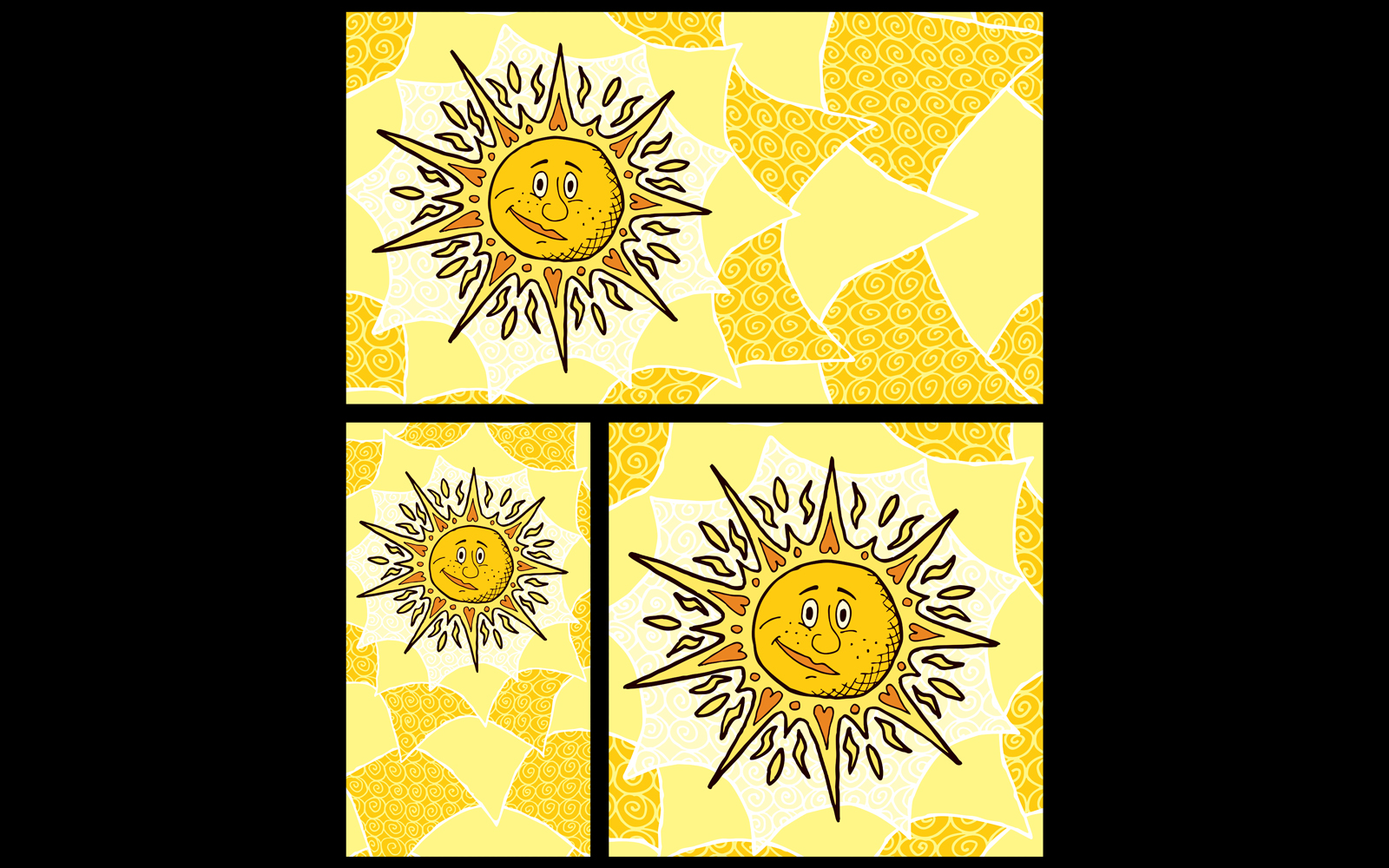 Sun Backgrounds - Illustration