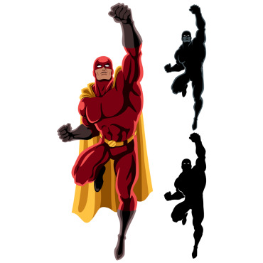 Super Hero Illustrations Templates 151845