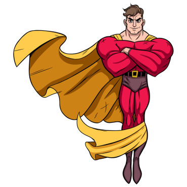 Super Hero Illustrations Templates 151851