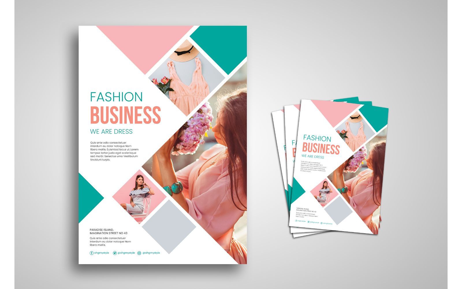 Flyer  Fashion Business - Corporate Identity Template